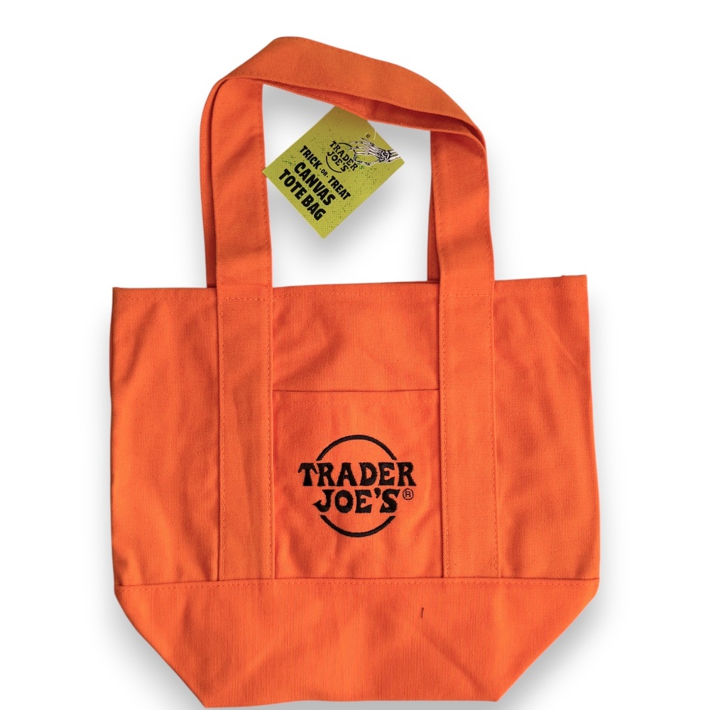 Trader Joe’s Canvas Mini Tote Bag - Orange